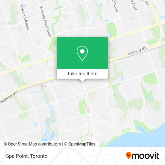 Spa Point map