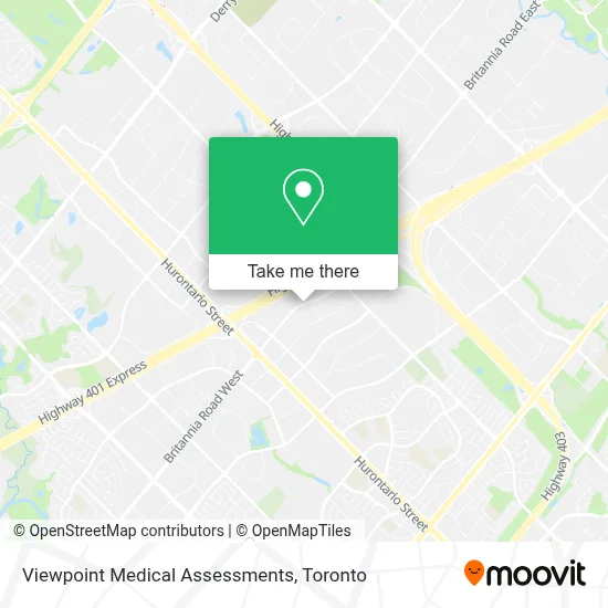Viewpoint Medical Assessments map