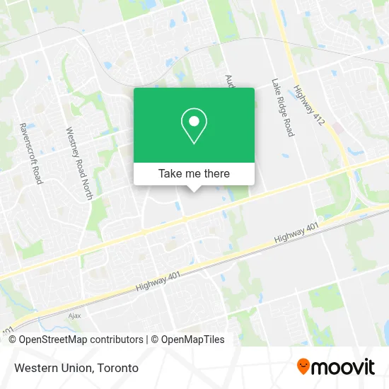 Western Union map
