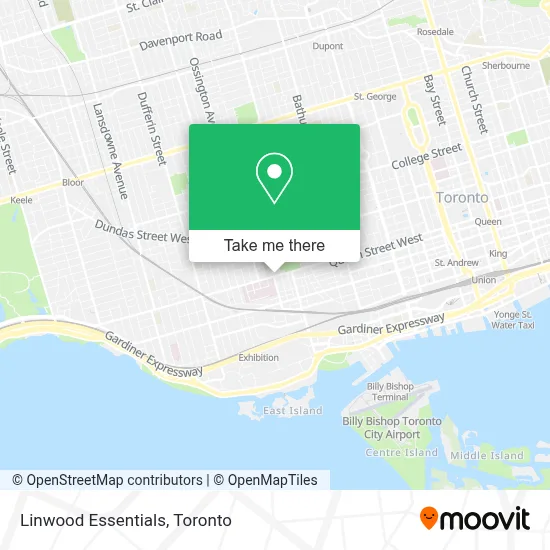 Linwood Essentials map