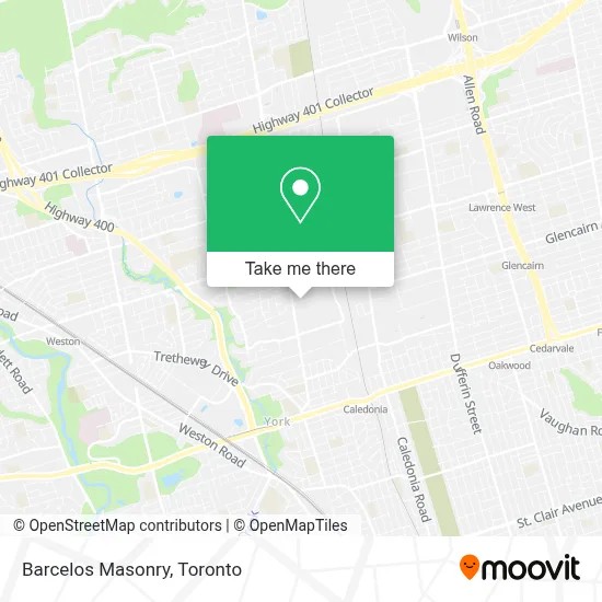 Barcelos Masonry map