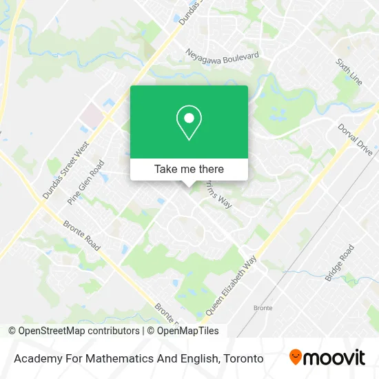 Academy For Mathematics And English map