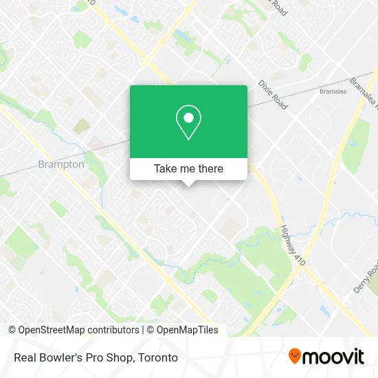 Real Bowler's Pro Shop map