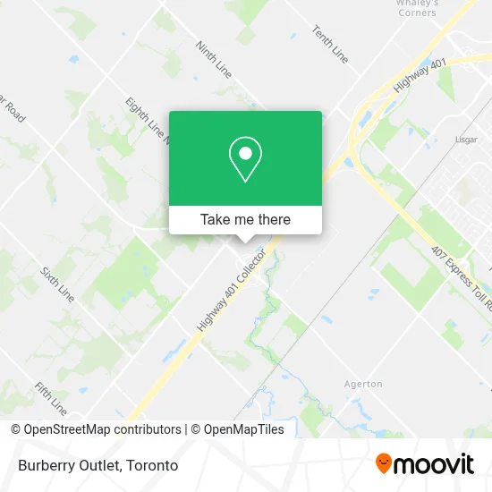 Burberry Outlet map