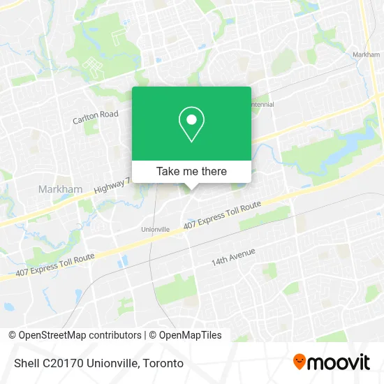 Shell C20170 Unionville map