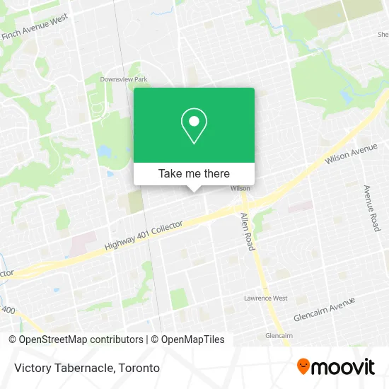 Victory Tabernacle map