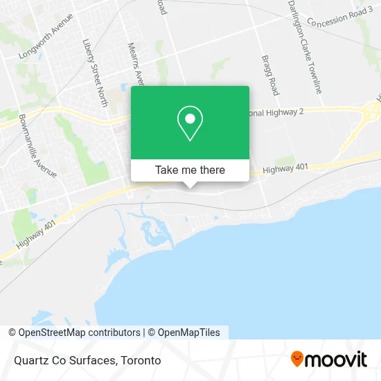 Quartz Co Surfaces map