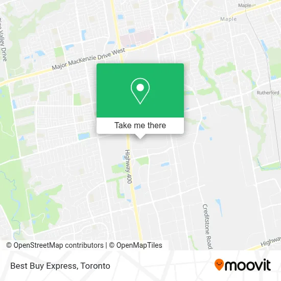 Best Buy Express map