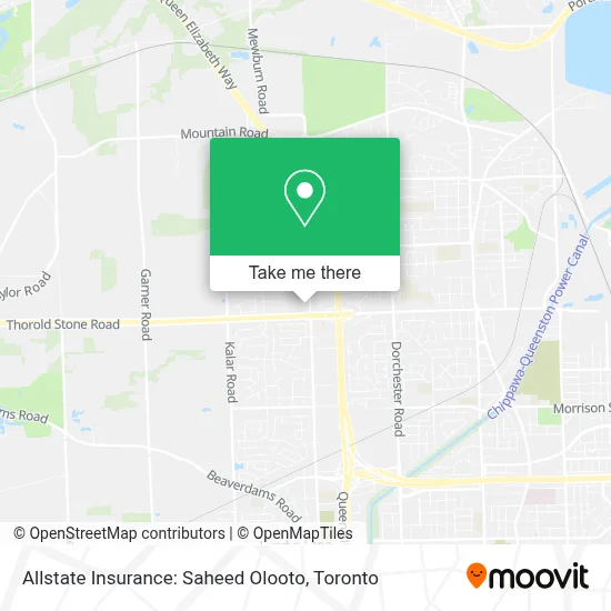 Allstate Insurance: Saheed Olooto map