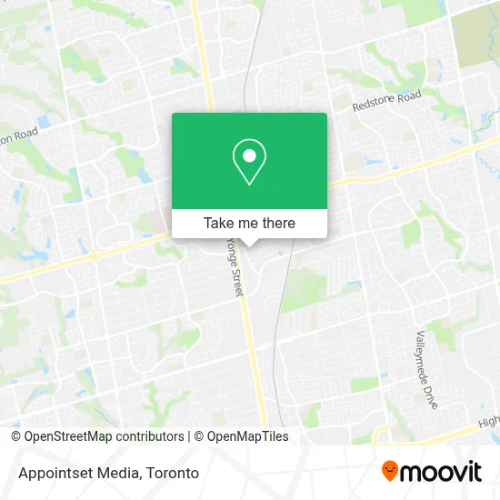 Appointset Media map