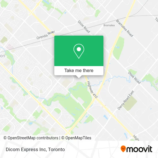 Dicom Express Inc map