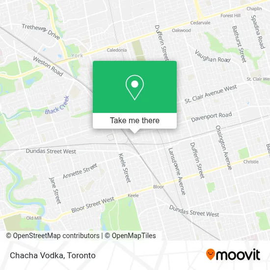 Chacha Vodka map