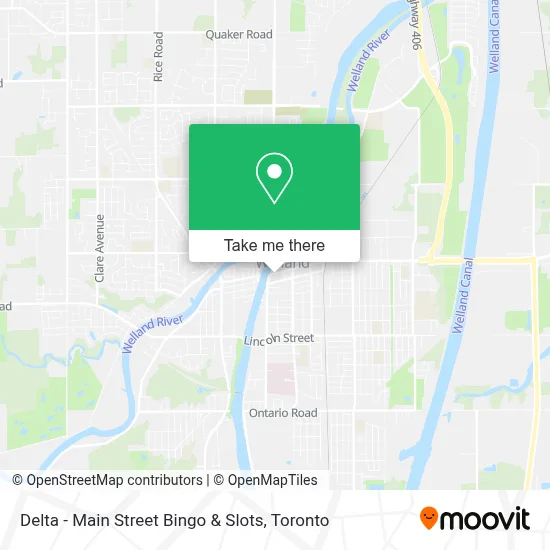 Delta - Main Street Bingo & Slots map