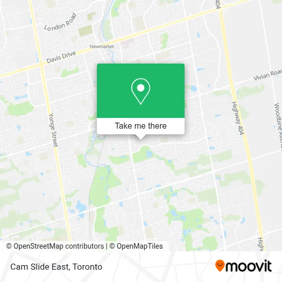 Cam Slide East map