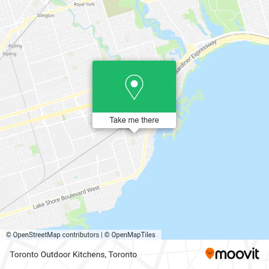 Toronto Outdoor Kitchens map
