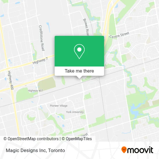 Magic Designs Inc map