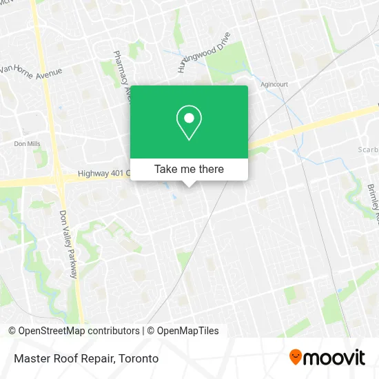 Master Roof Repair map
