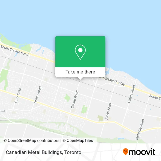 Canadian Metal Buildings map