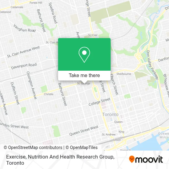 Exercise, Nutrition And Health Research Group map