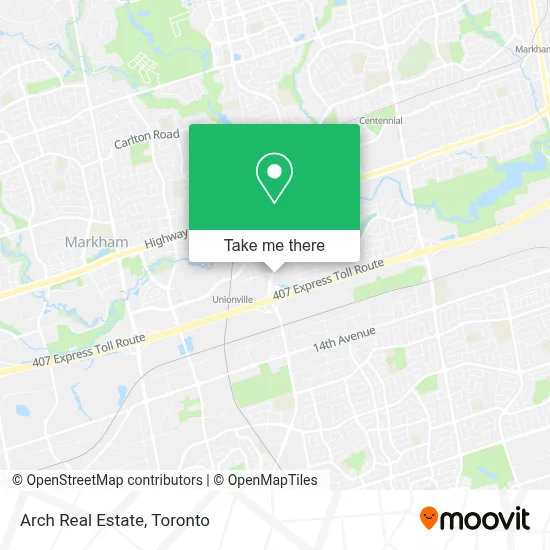 Arch Real Estate map