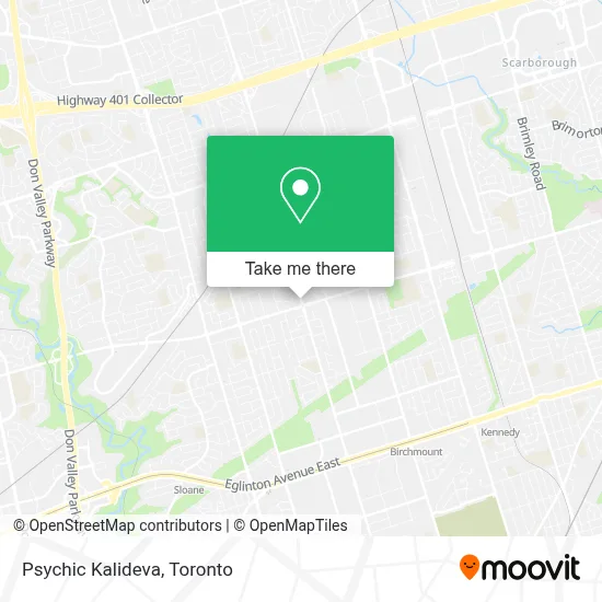 Psychic Kalideva map