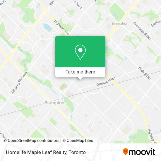 Homelife Maple Leaf Realty map