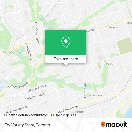 Tw Variety Store map