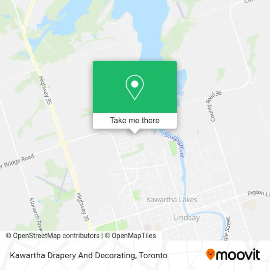 Kawartha Drapery And Decorating map