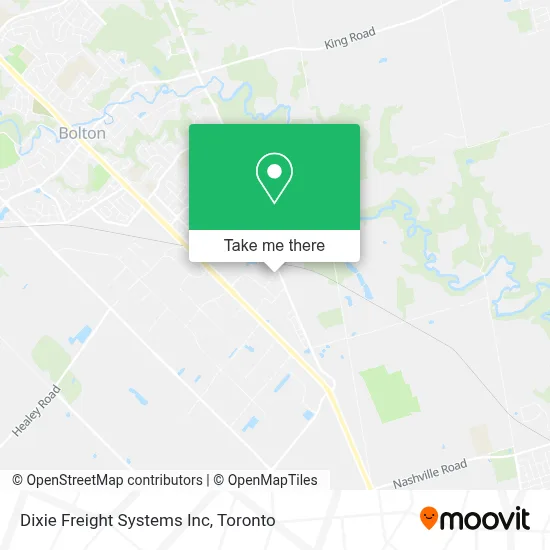Dixie Freight Systems Inc map