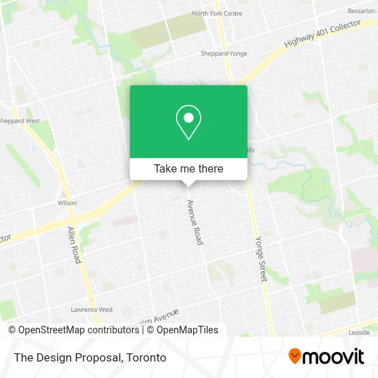 The Design Proposal map