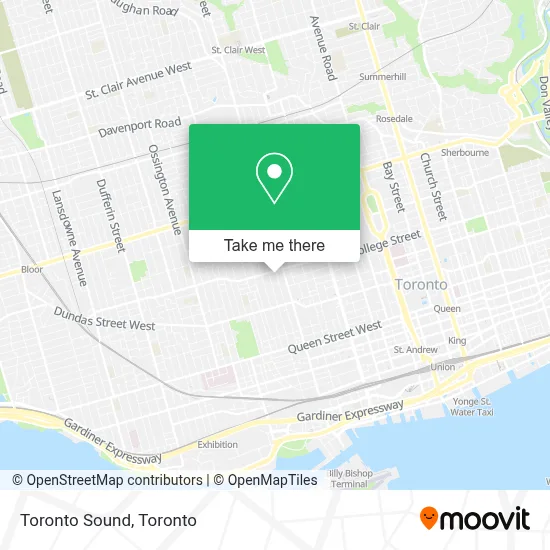 Toronto Sound map