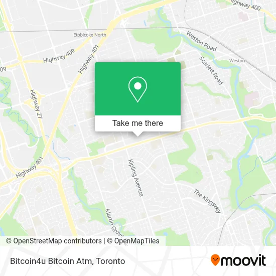 Bitcoin4u Bitcoin Atm map