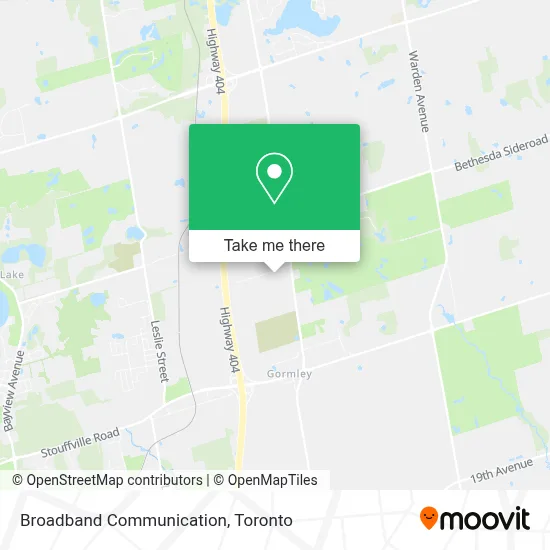 Broadband Communication map