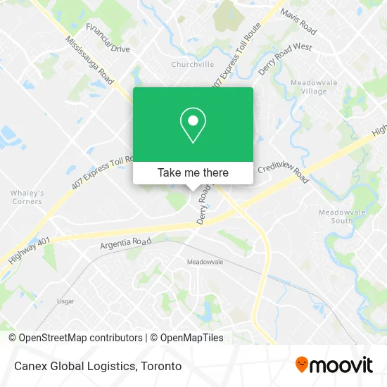 Canex Global Logistics map