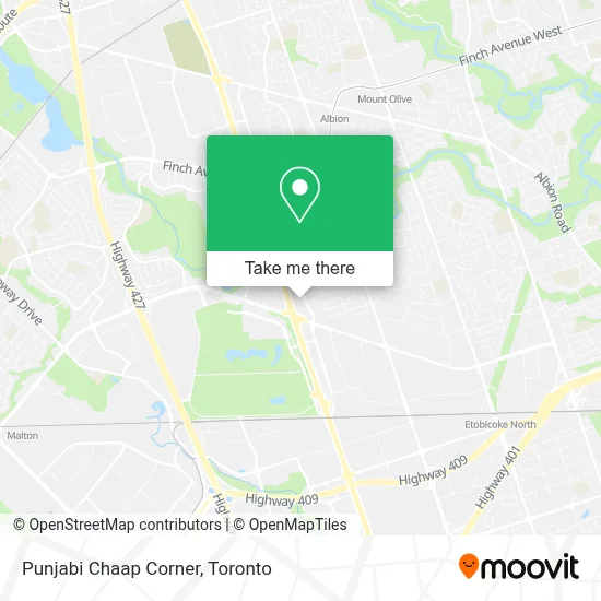 Punjabi Chaap Corner map