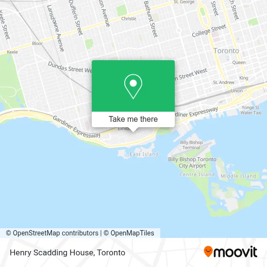 Henry Scadding House map