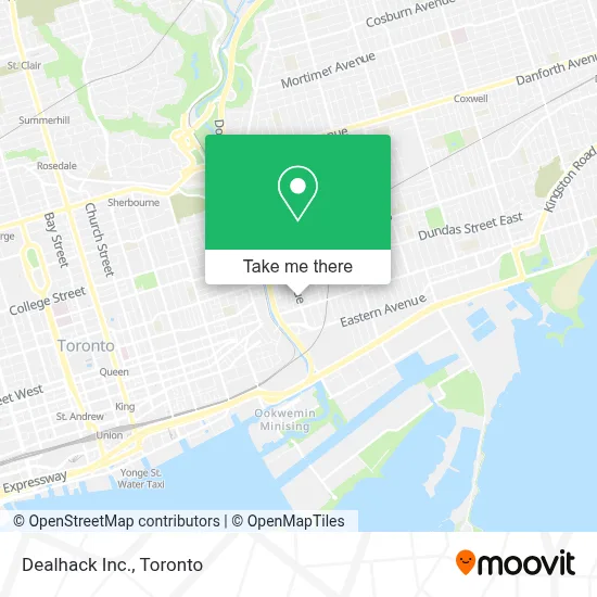 Dealhack Inc. map