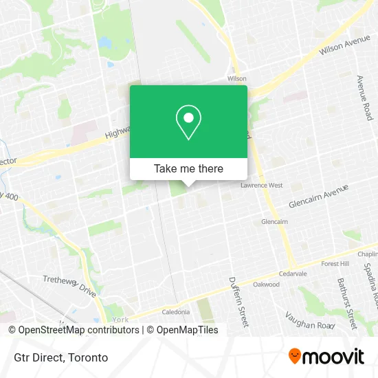 Gtr Direct map