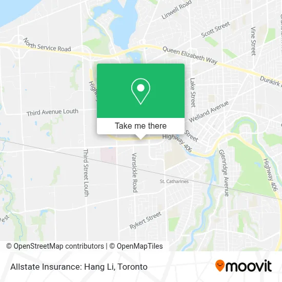 Allstate Insurance: Hang Li map