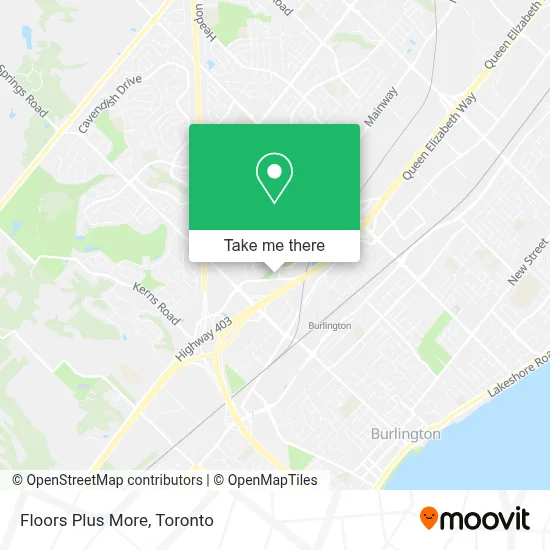 Floors Plus More map