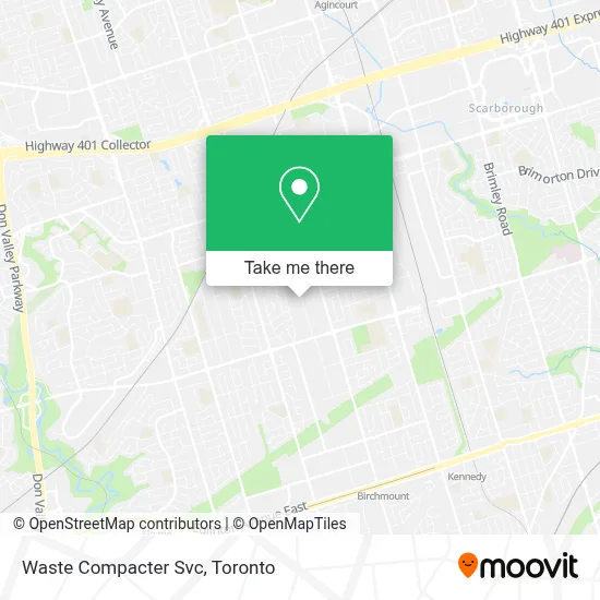 Waste Compacter Svc map