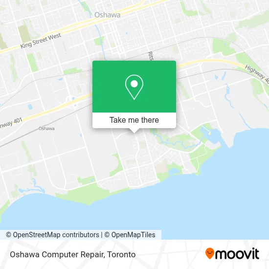 Oshawa Computer Repair map