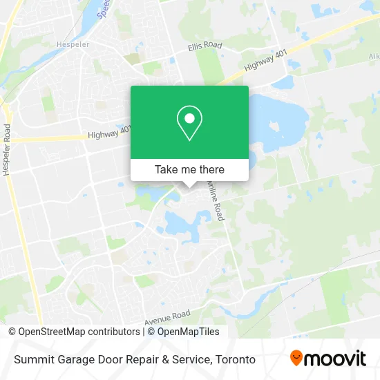 Summit Garage Door Repair & Service map