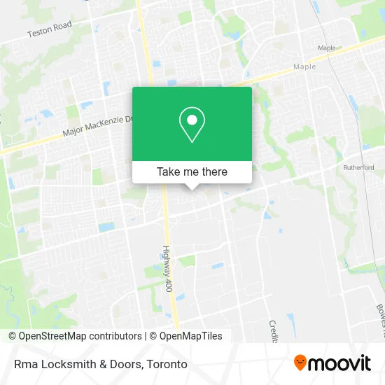 Rma Locksmith & Doors plan