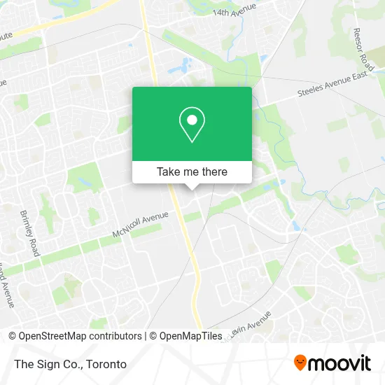The Sign Co. map