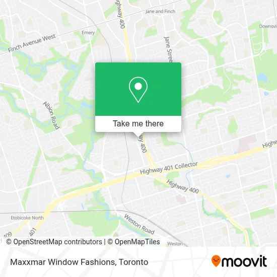 Maxxmar Window Fashions map
