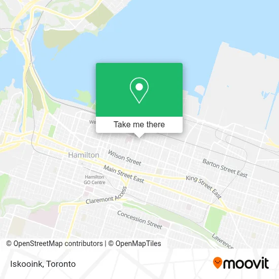 Iskooink map