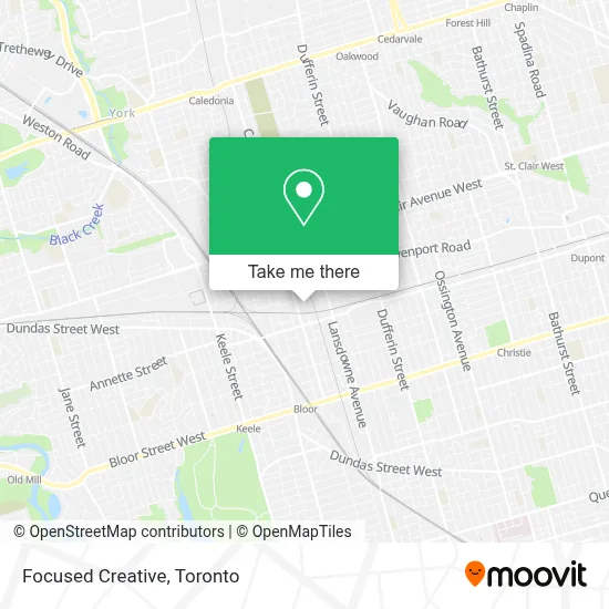 Focused Creative map