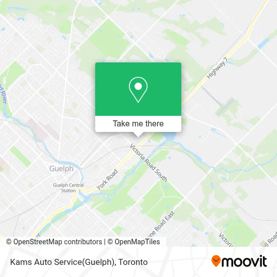 Kams Auto Service(Guelph) map