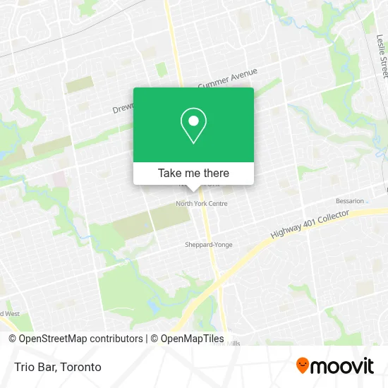 Trio Bar map